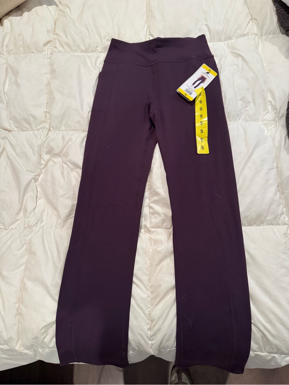 Sketchers Wide-Leg Yoga Pants - Deep Purple